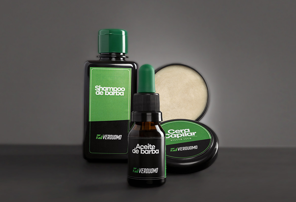 Foto productos para barba y cabello Verouomo